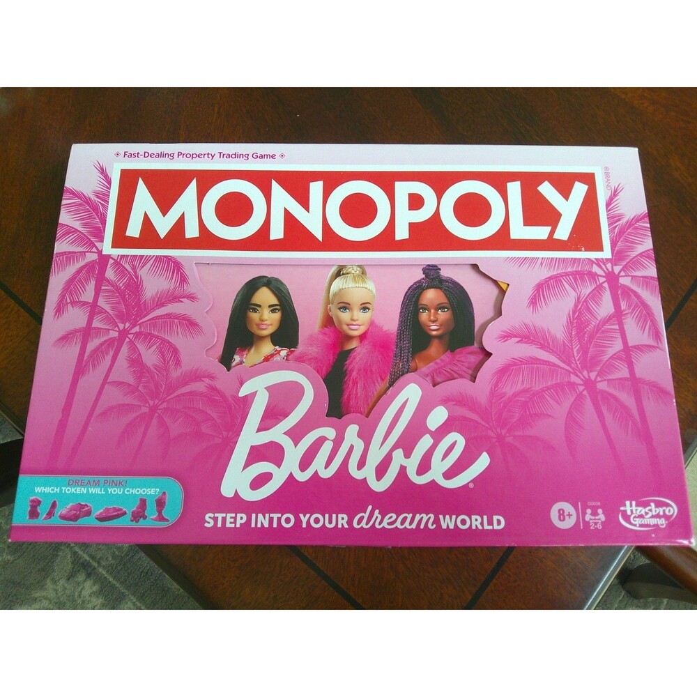 Hasbro Monopoly Barbie Edition Step Into Your Dream World Open Box Complete